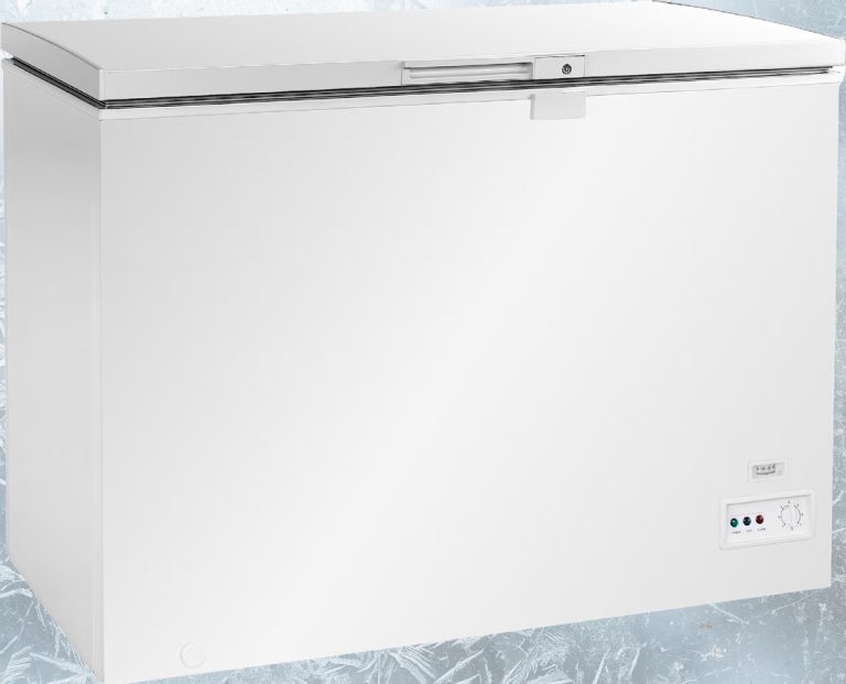 Congélateur coffre Merlin Signature — MK-CF300E — extrait du prospectus ADAMS