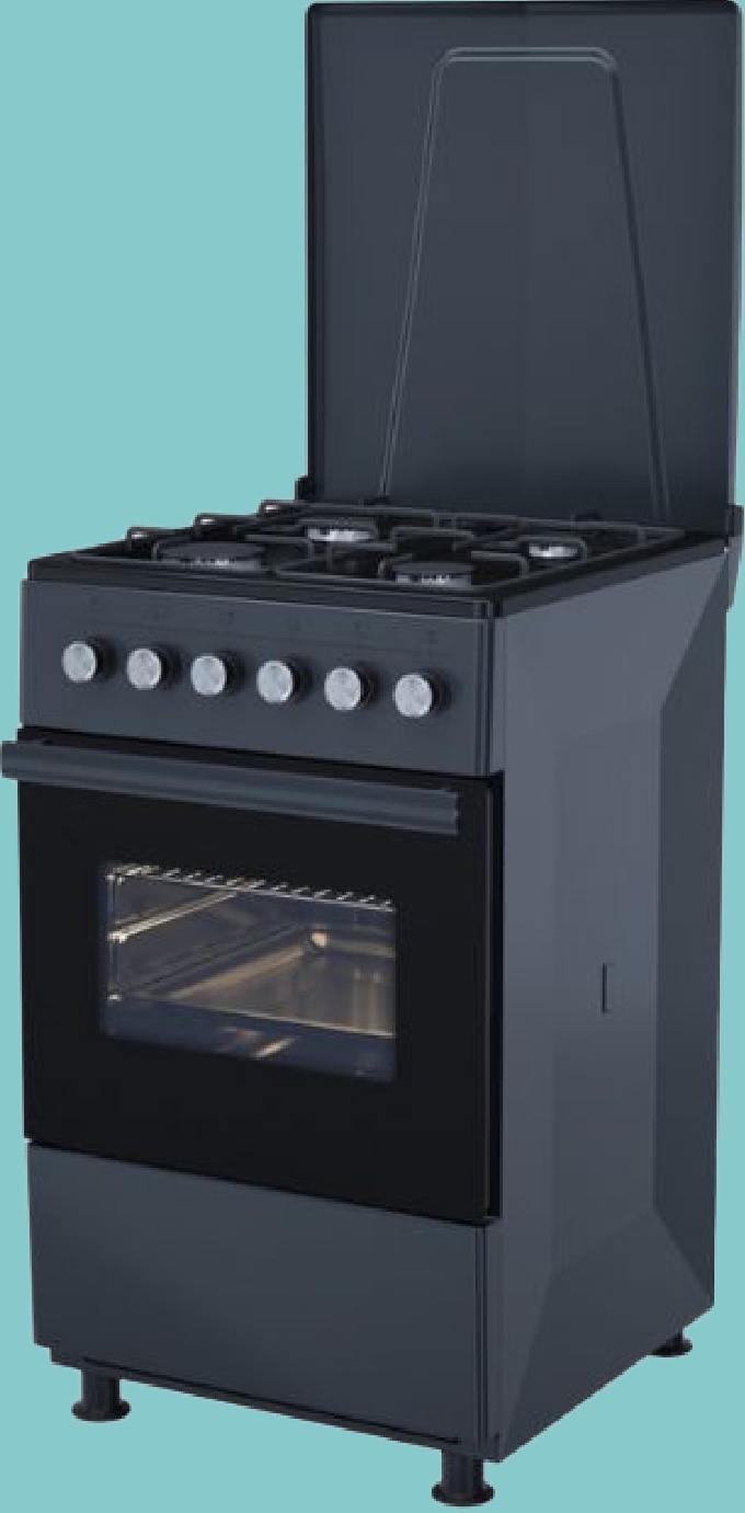 Gazinière 4 feux Merlin Signature — M-5050CGFE-B — extrait du prospectus ADAMS