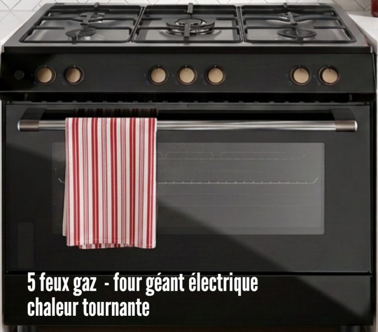 Gazinière 5 feux De Rosso — DR90EFGW1-B — extrait du prospectus ADAMS