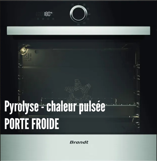 Four encastrable Pyrolyse Brandt — BXP5471X — extrait du prospectus ADAMS