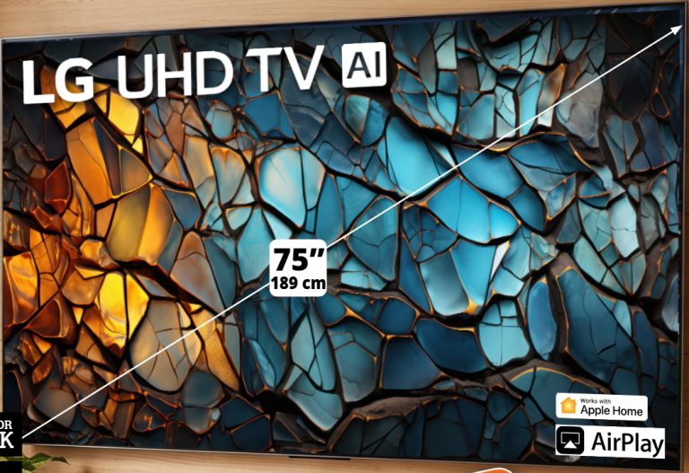 Smart TV 75” Lg — LG UHD AI UA75 — extrait du prospectus ADAMS
