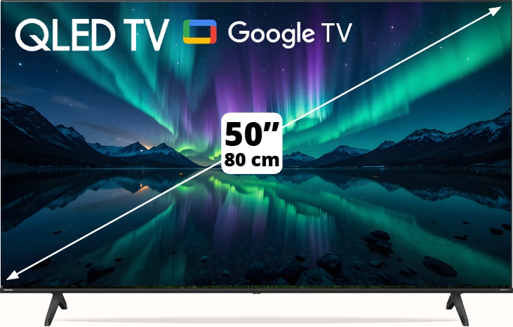 Smart TV QLED 50” Kryster — KTV50Q6 — extrait du prospectus ADAMS
