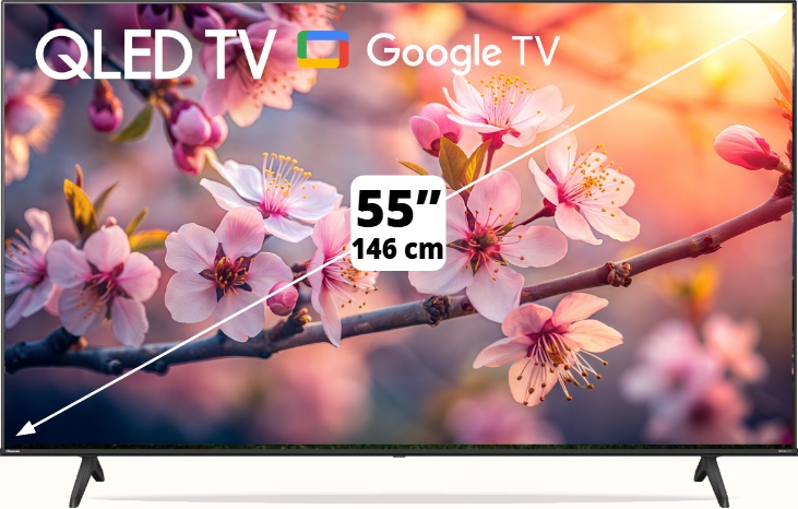 Smart TV QLED 55” Kryster — KTV55Q6 — extrait du prospectus ADAMS