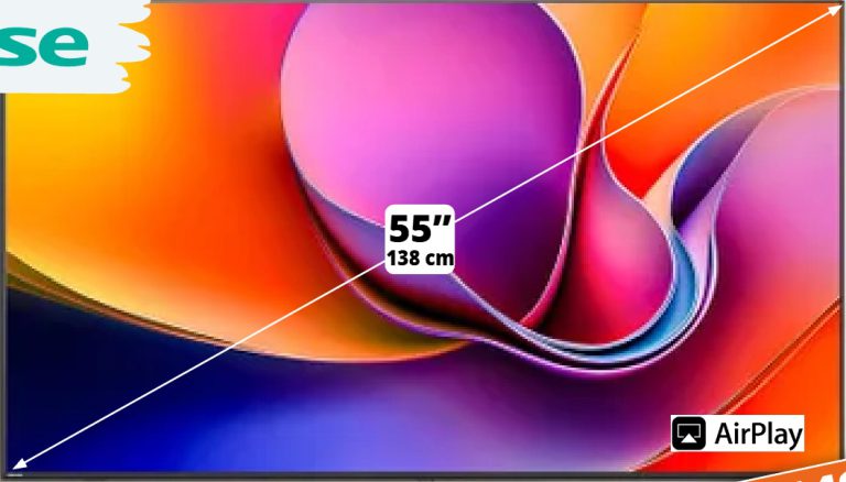 SMART TV LED 55″ Hisense — 55A6Q — extrait du prospectus ADAMS