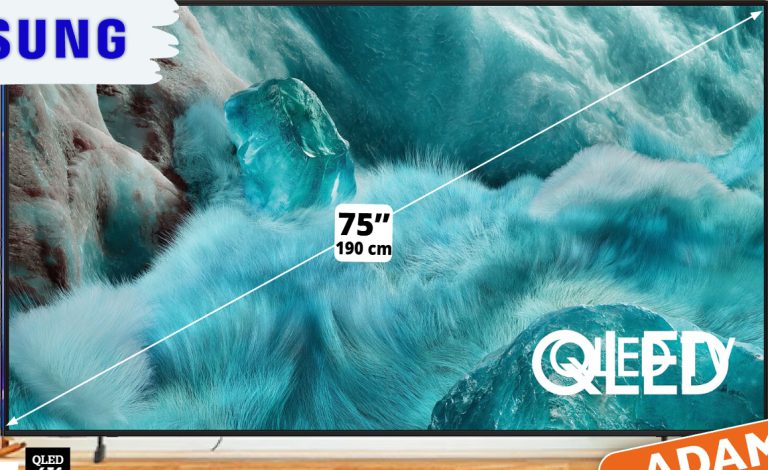 TV QLED UHD 75” Samsung — TQ75Q7F5A — extrait du prospectus ADAMS
