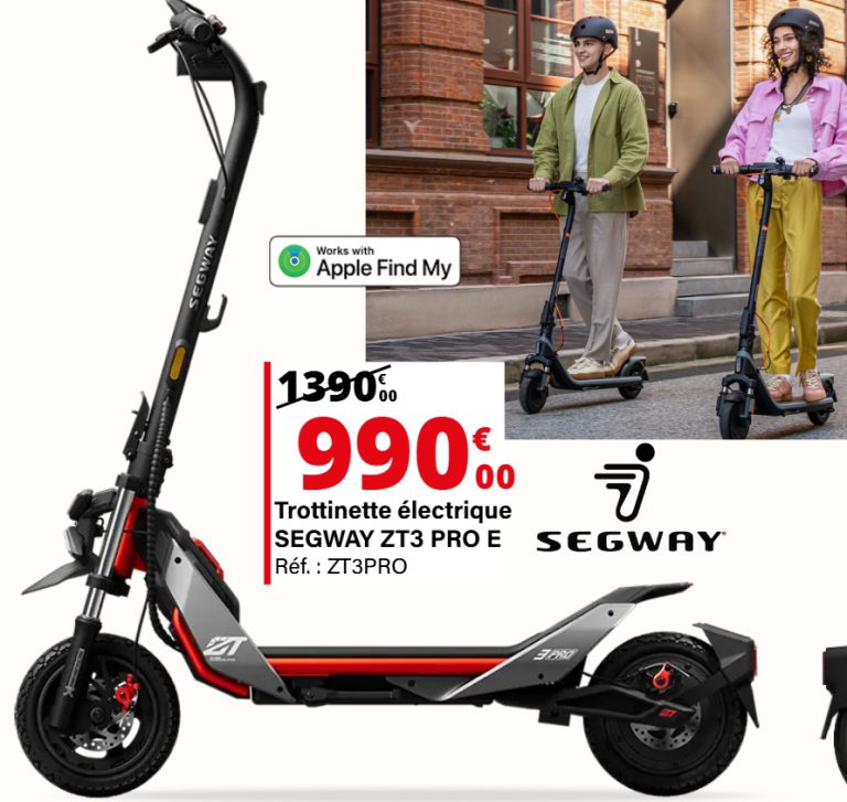 Trottinette électrique Segway ZT3 Pro E — ZT3PRO — extrait du prospectus ADAMS
