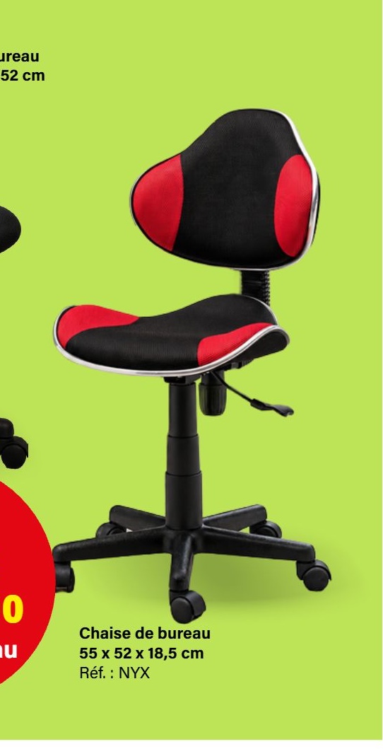Chaise de bureau NYX — extrait du prospectus ADAMS