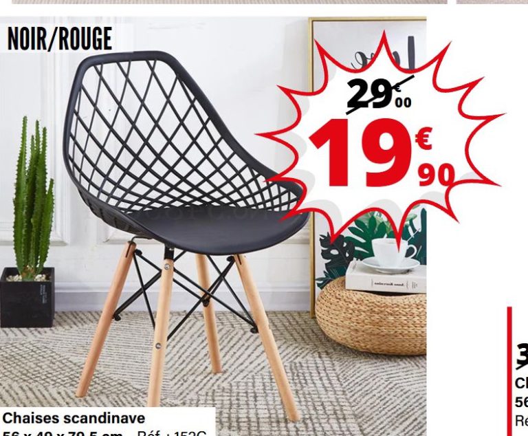 Chaise scandinave 152C — extrait du prospectus ADAMS