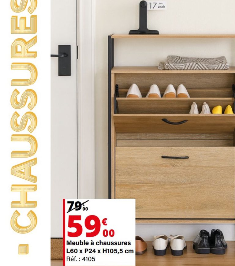 Meuble à chaussures 4105 — extrait du prospectus ADAMS